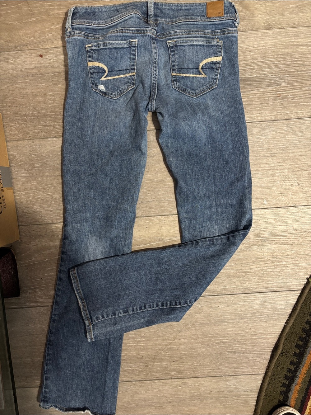 American Eagle Outfitters slim boot cut stretch Straight-Leg Jeans